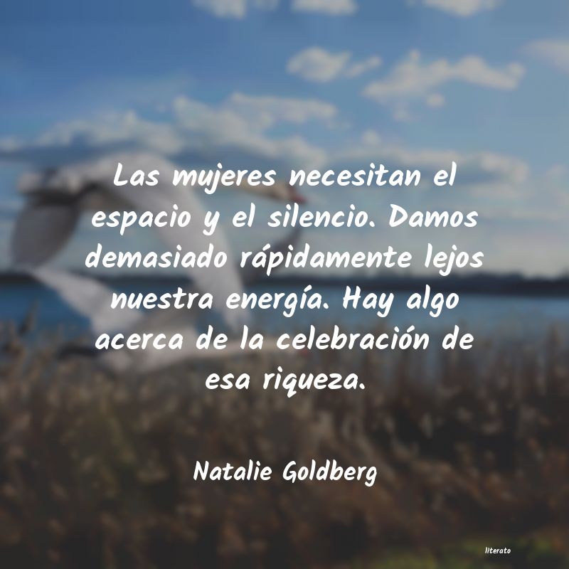 Frases de Natalie Goldberg