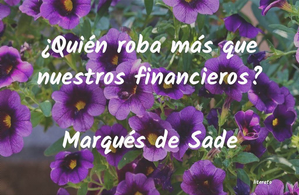 Frases de Marqués de Sade