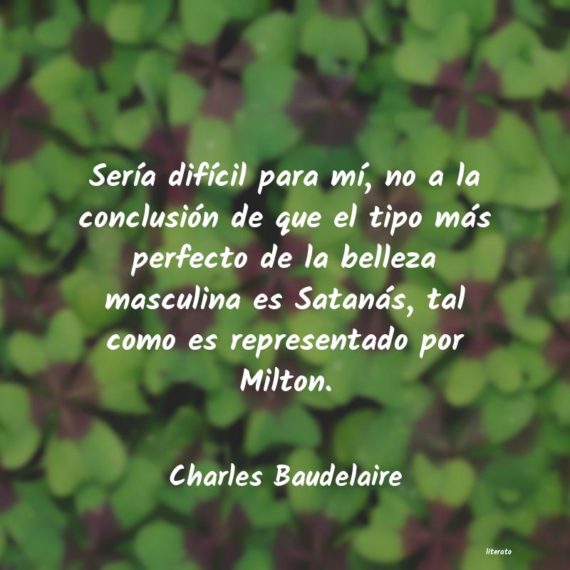frases de Charles Baudelaire