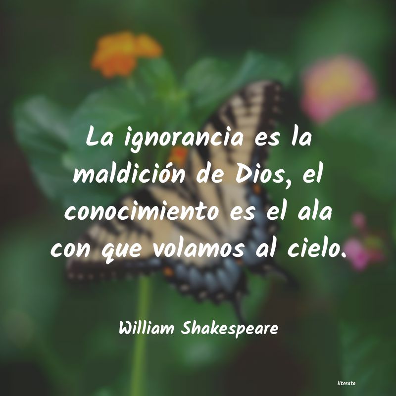 Frases de William Shakespeare