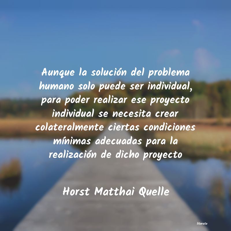 Frases de Horst Matthai Quelle