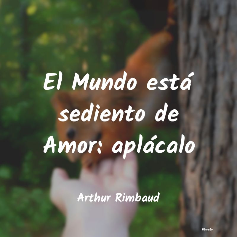 frases de Arthur Rimbaud
