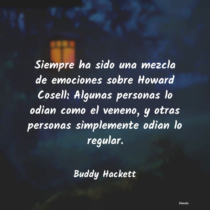 Frases de Buddy Hackett