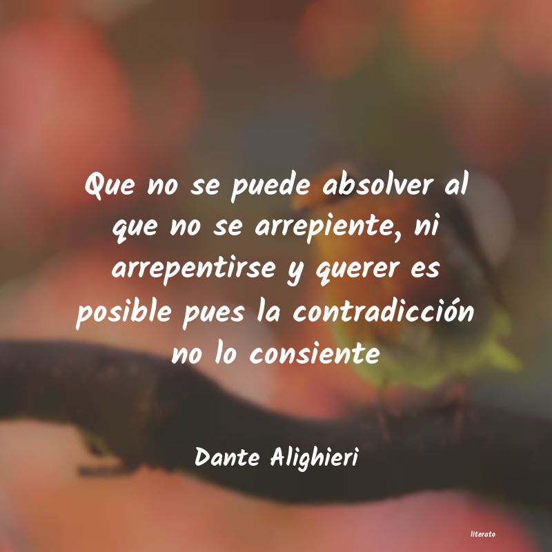 frases de Dante Alighieri