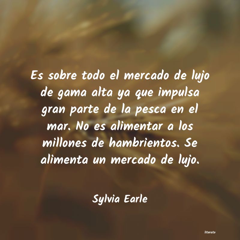 frases de Sylvia Earle