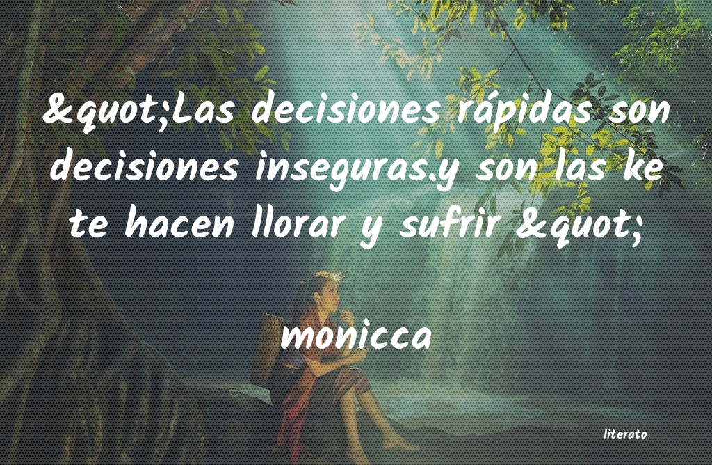 Frases de monicca