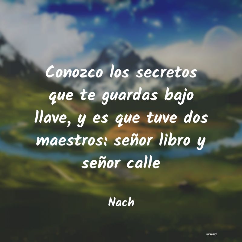 frases de Nach