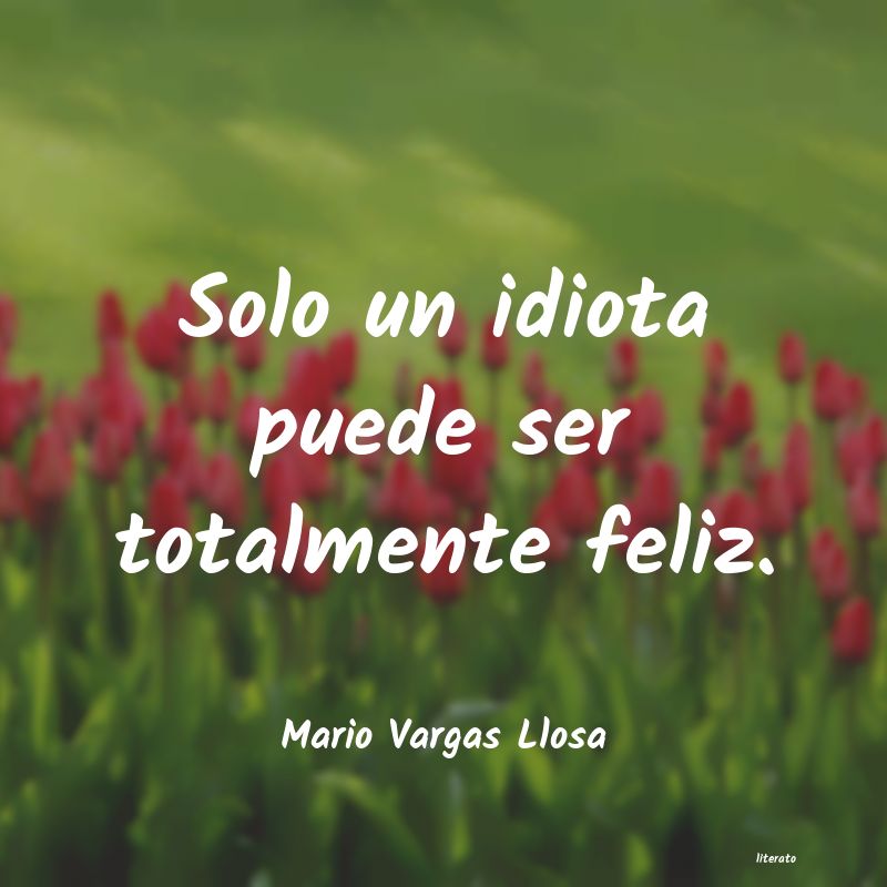 Frases de Mario Vargas Llosa