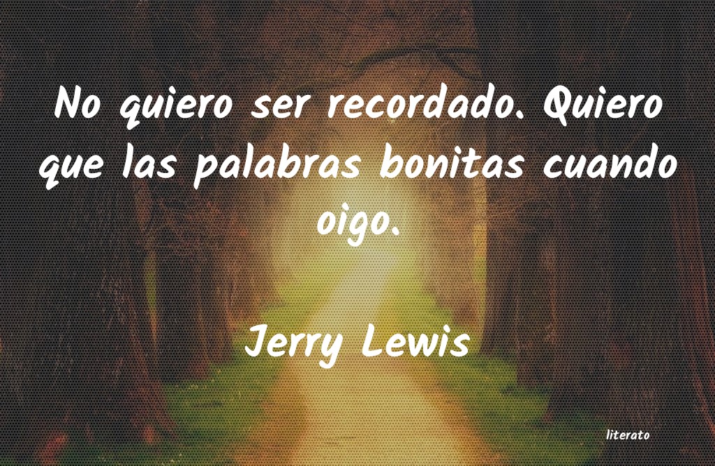 Frases de Jerry Lewis