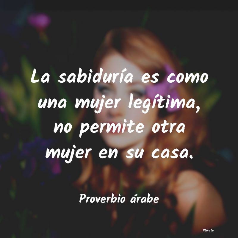 Frases de Proverbio árabe