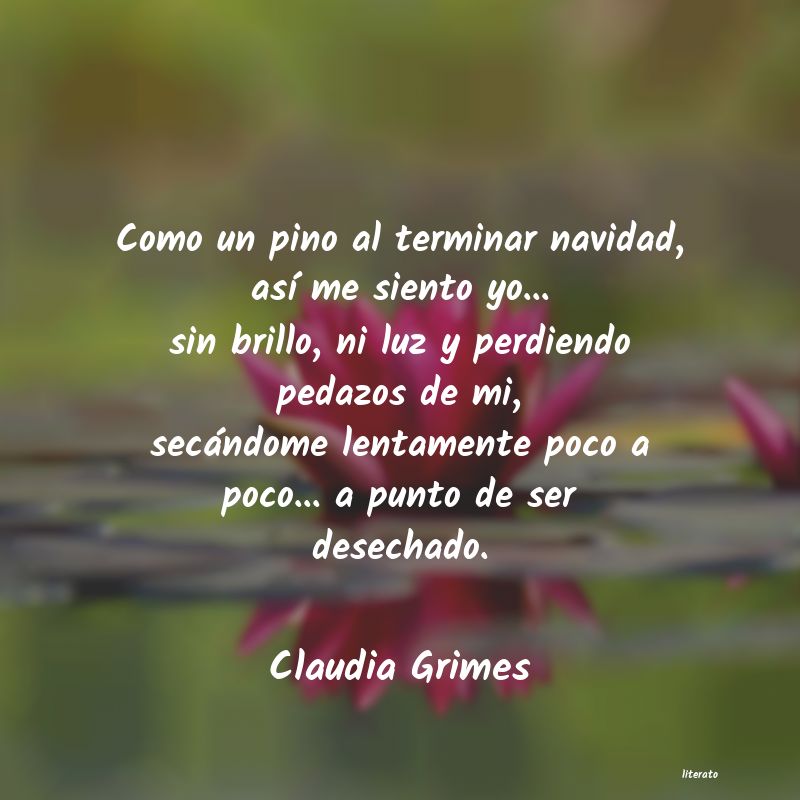 Frases de Claudia Grimes