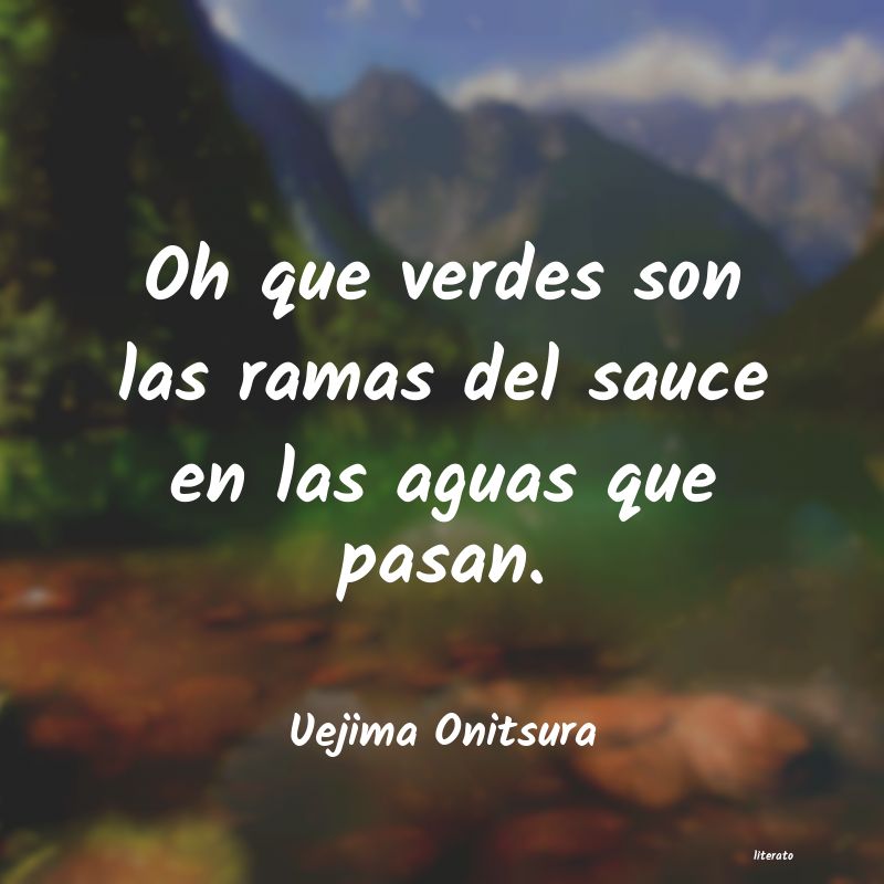 Frases de Uejima Onitsura