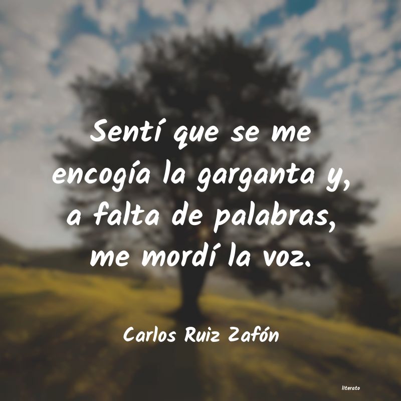 frases de Carlos Ruiz Zafón
