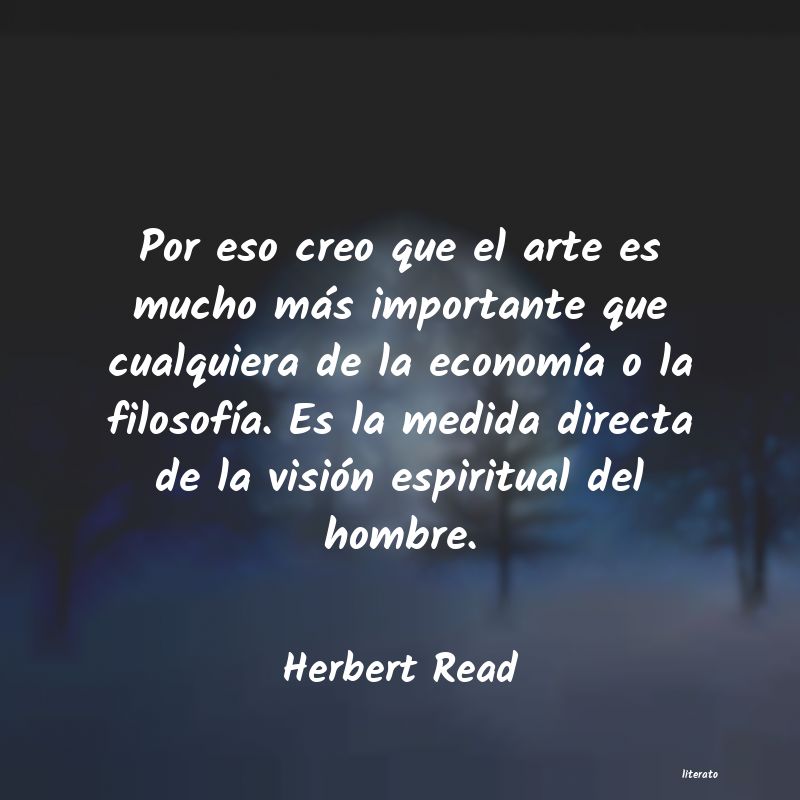 Frases de Herbert Read