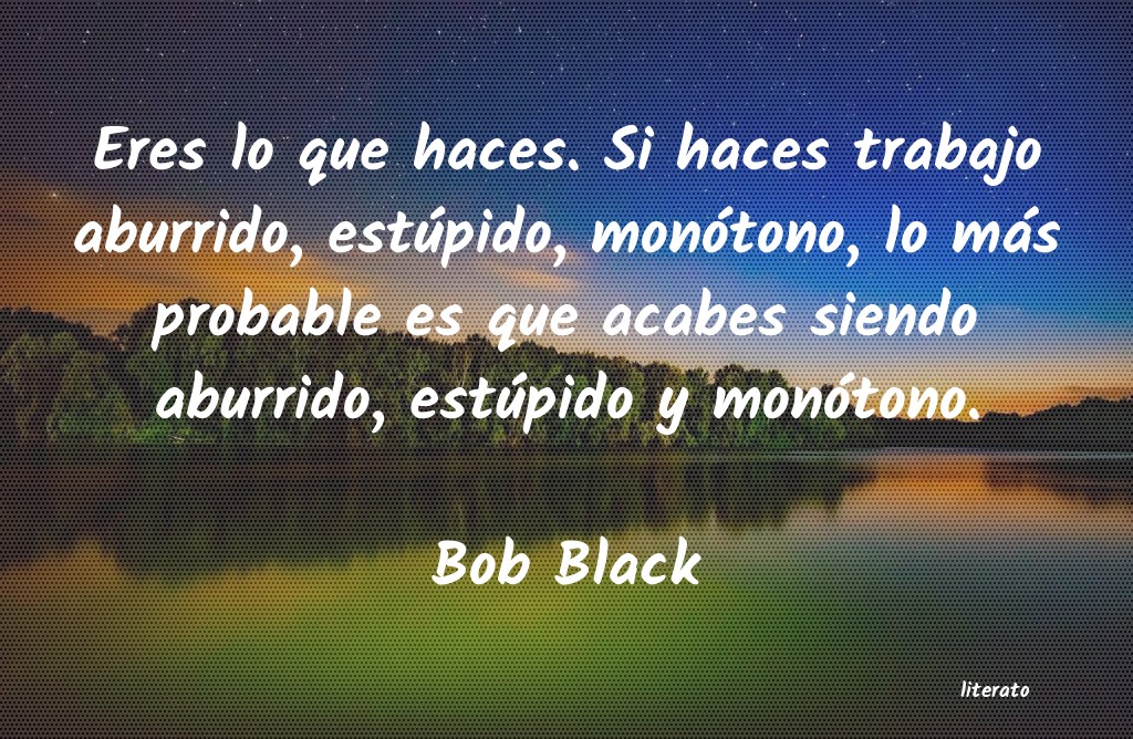frases de Bob Black