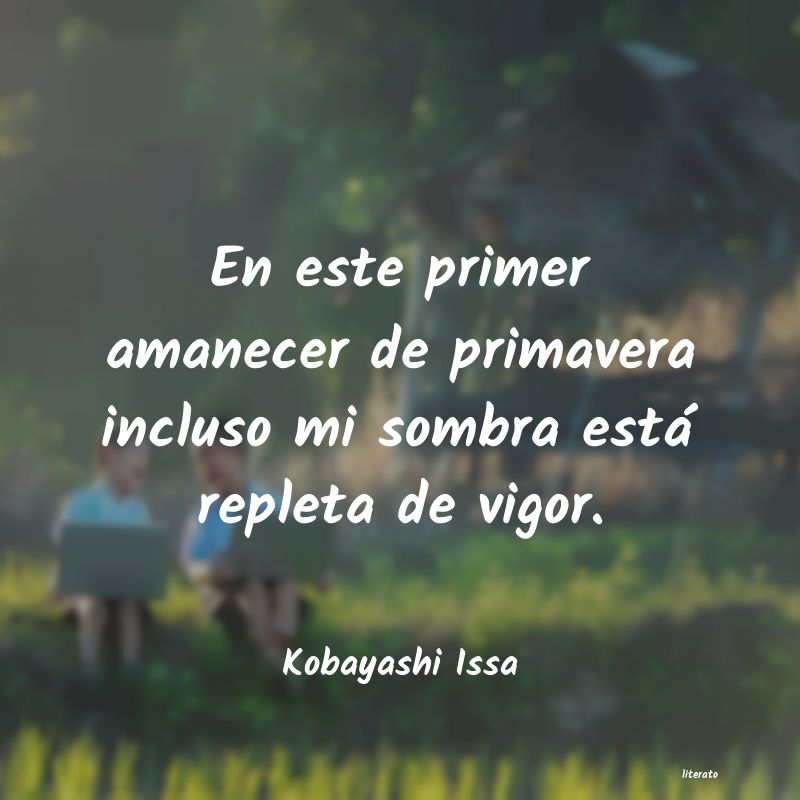 Frases de Kobayashi Issa