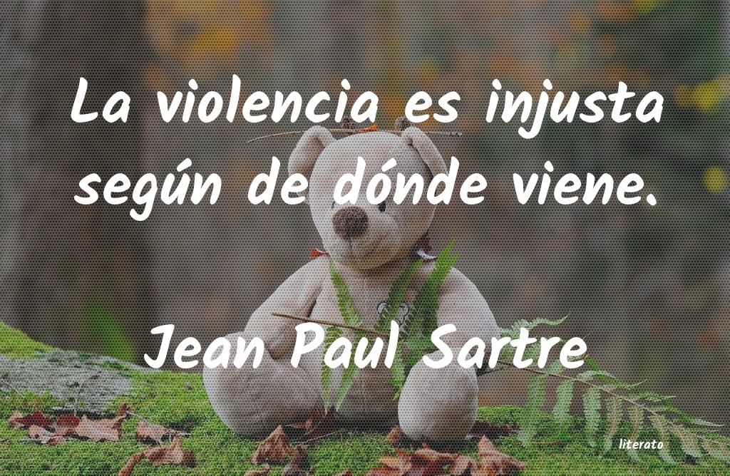 frases de Jean Paul Sartre