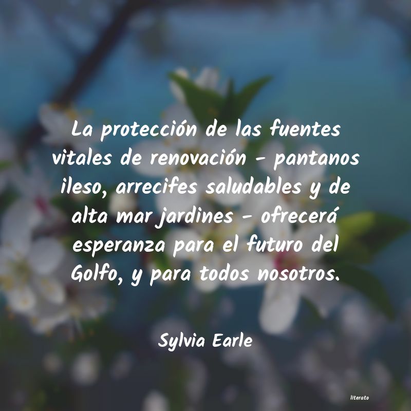 frases de Sylvia Earle