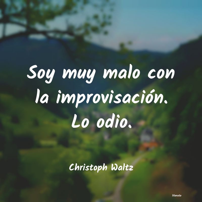 Frases de Christoph Waltz