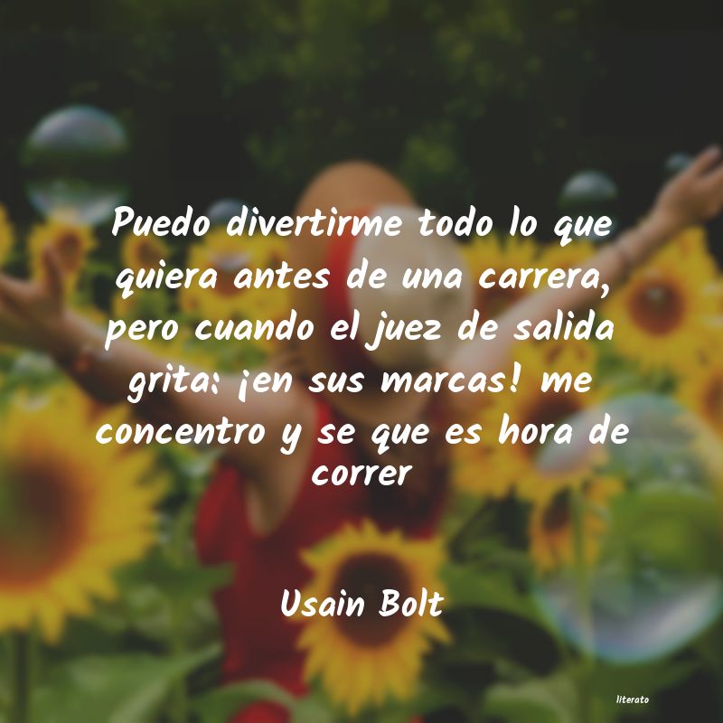 frases de Usain Bolt