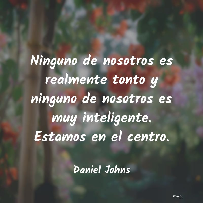 Frases de Daniel Johns