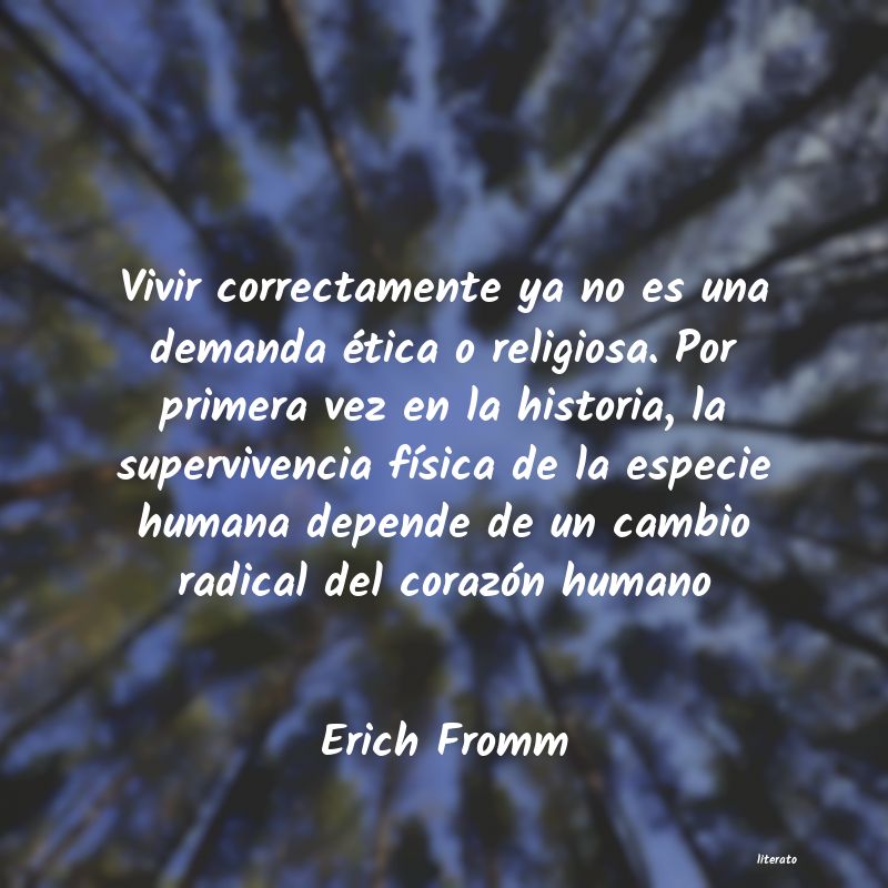 Frases de Erich Fromm