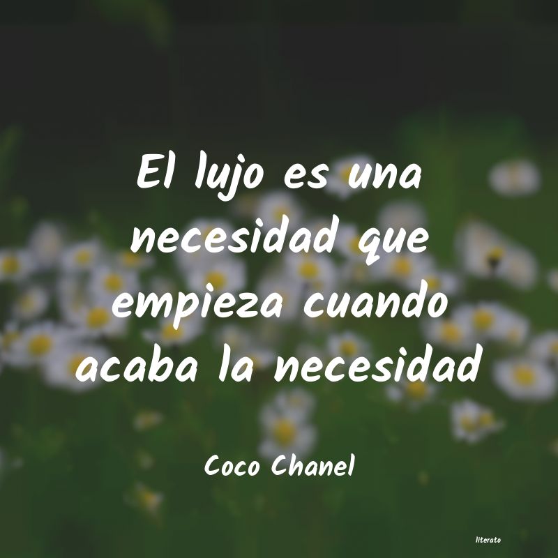 frases de Coco Chanel