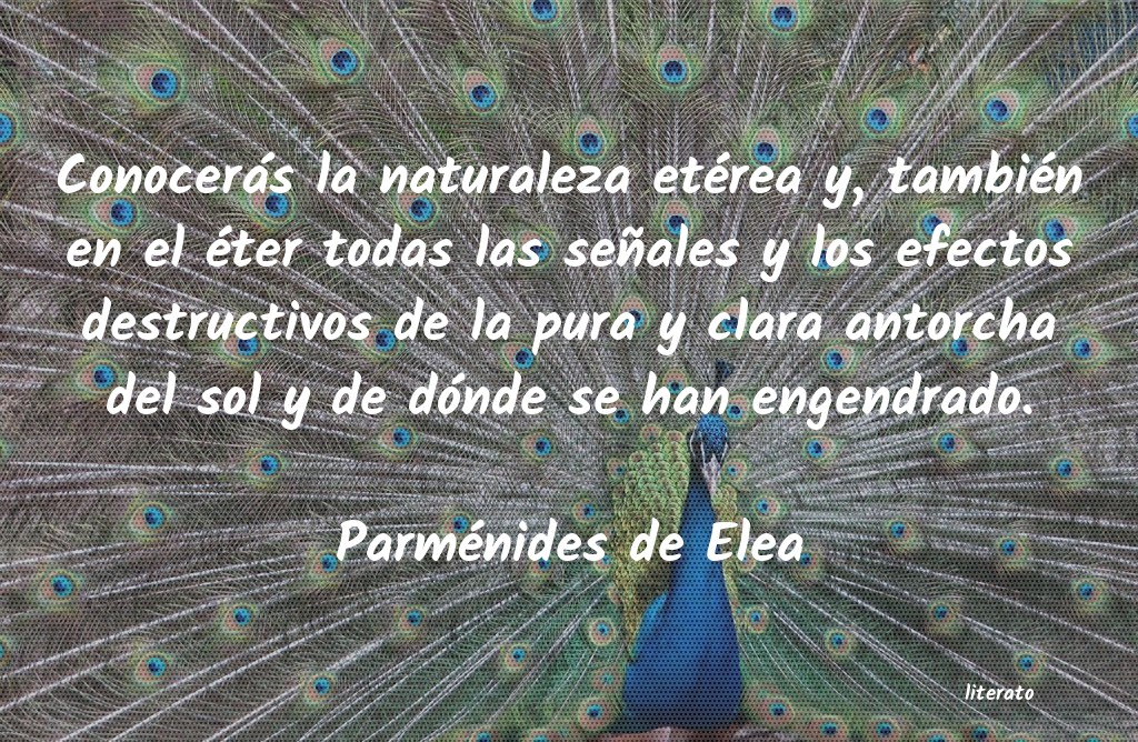 Frases de Parménides de Elea