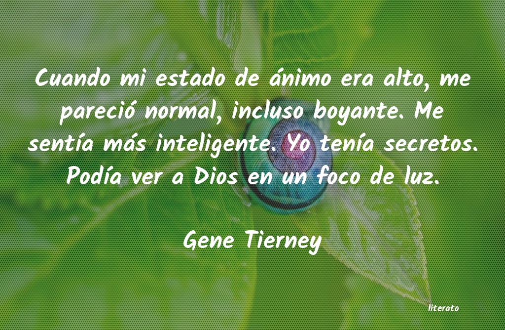 Frases de Gene Tierney