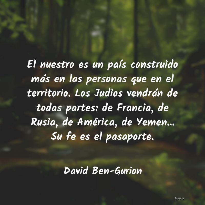 Frases de David Ben-Gurion