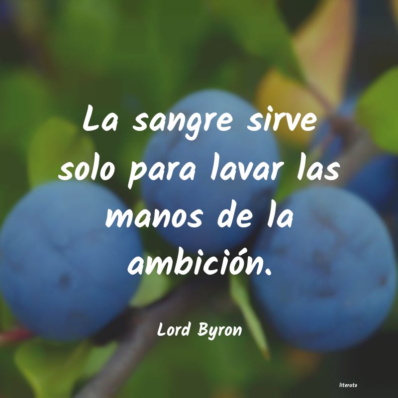 Frases de Lord Byron