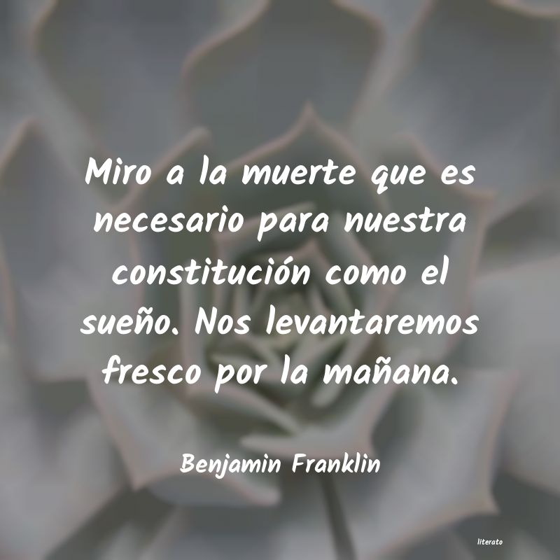 Frases de Benjamin Franklin