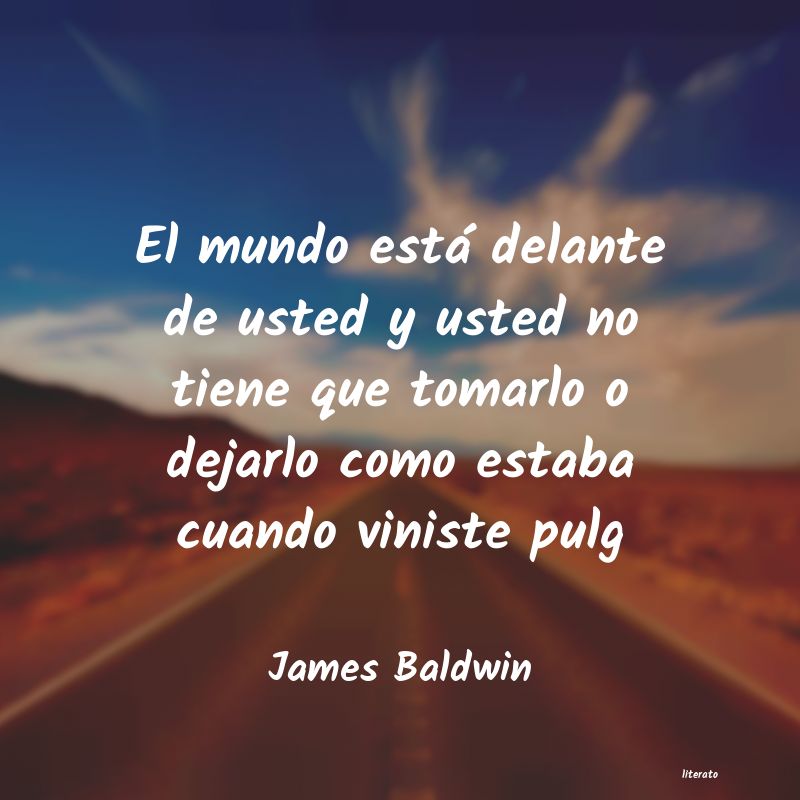 Frases de James Baldwin