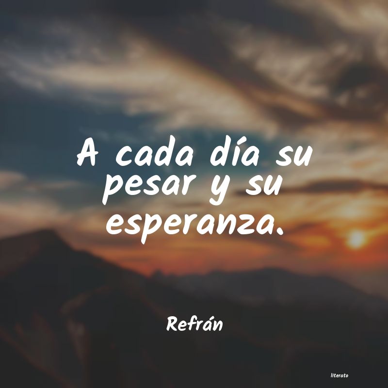 Frases de Refrán