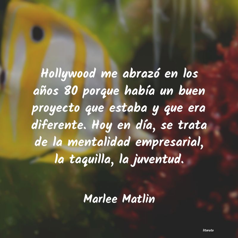 frases de Marlee Matlin