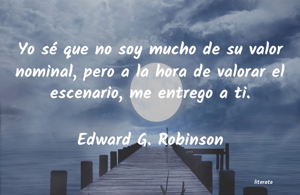 frases de Edward G. Robinson