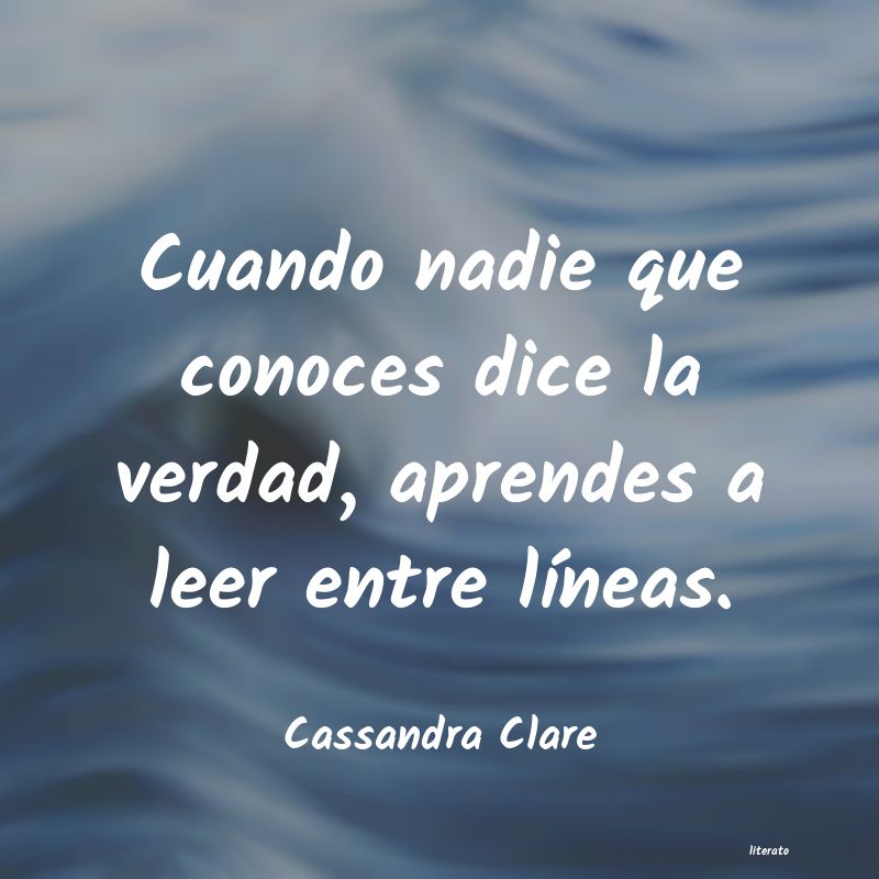 Frases de Cassandra Clare