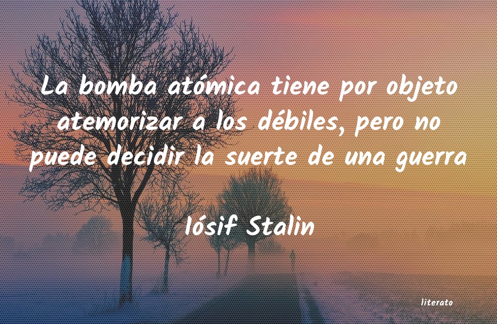 Frases de Iósif Stalin