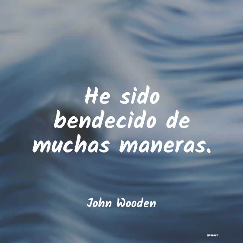 Frases de John Wooden