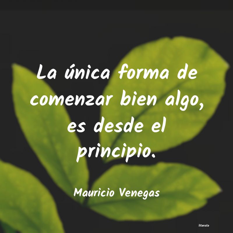 frases de Mauricio Venegas