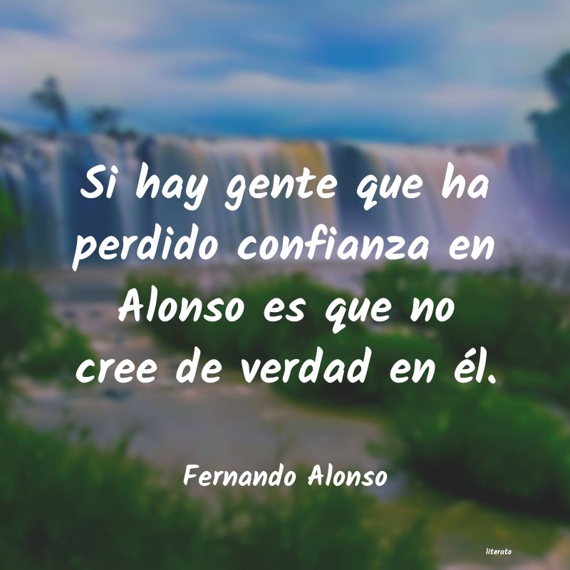 Frases de Fernando Alonso