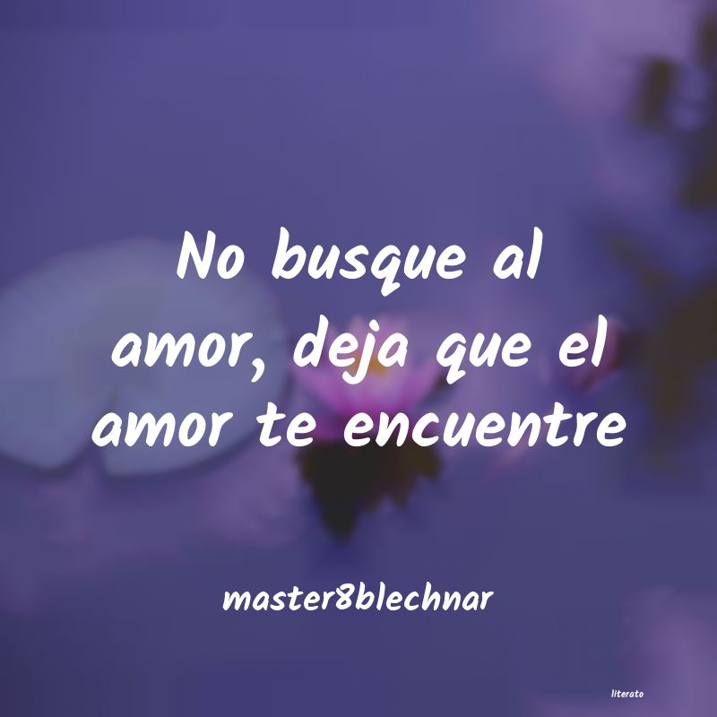 Frases de master8blechnar