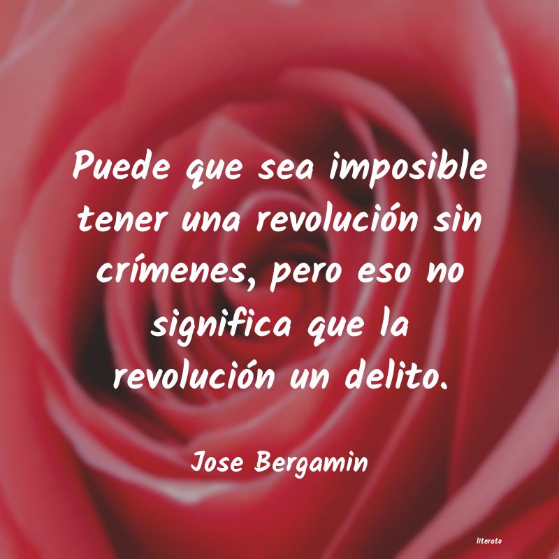 Frases de Jose Bergamin