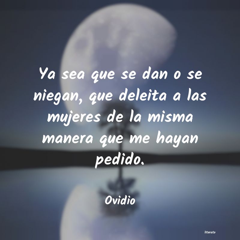 Frases de Ovidio