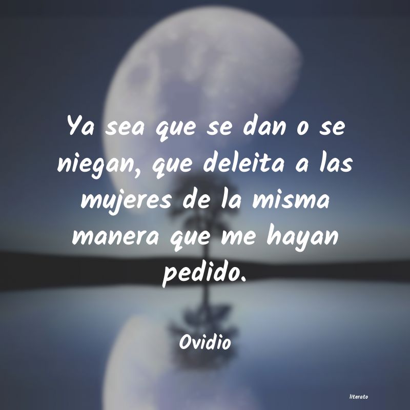 frases de Ovidio