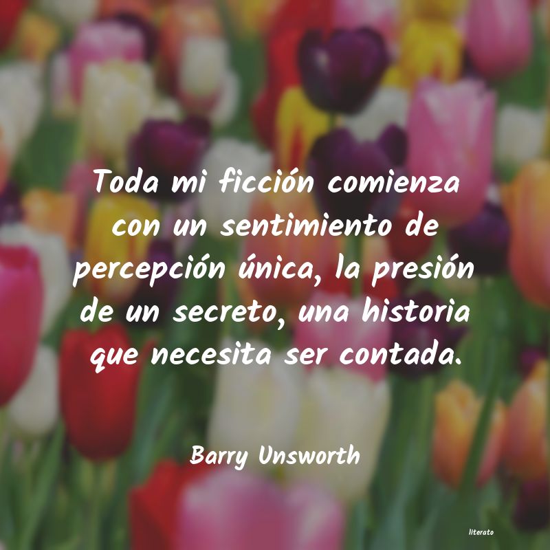 frases de Barry Unsworth