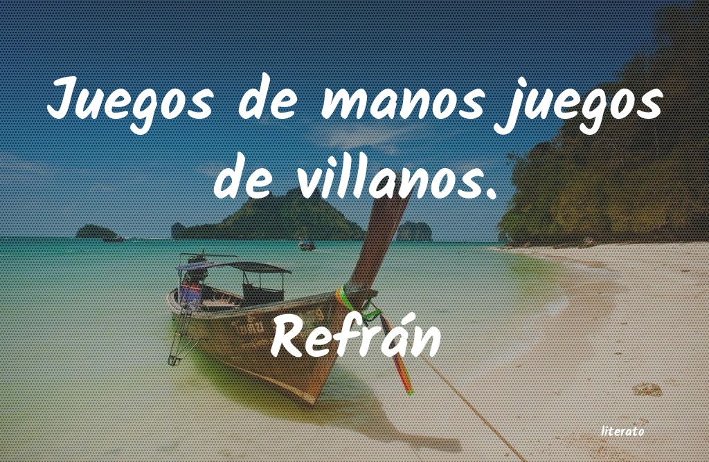 Frases de Refrán