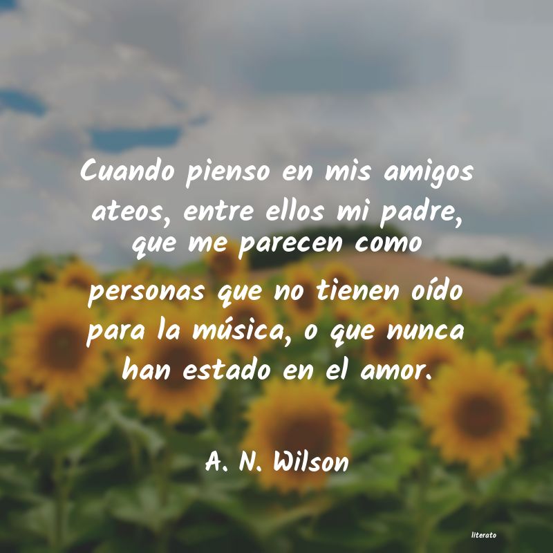 Frases de A. N. Wilson