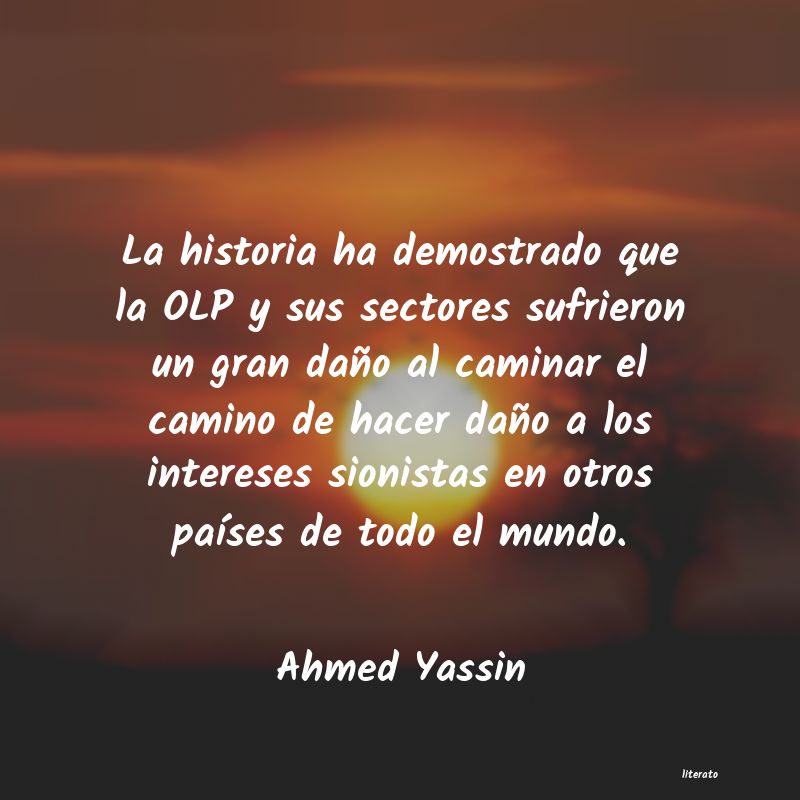 Frases de Ahmed Yassin