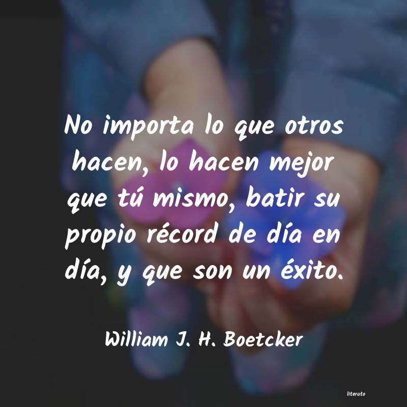 frases de William J. H. Boetcker